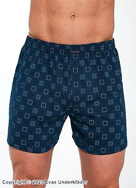 Boxershorts, bomull av høy kvalitet, uten gylf